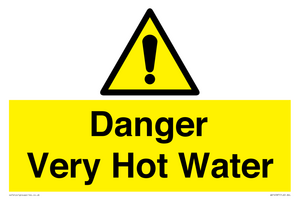 Danger Very Hot Water 